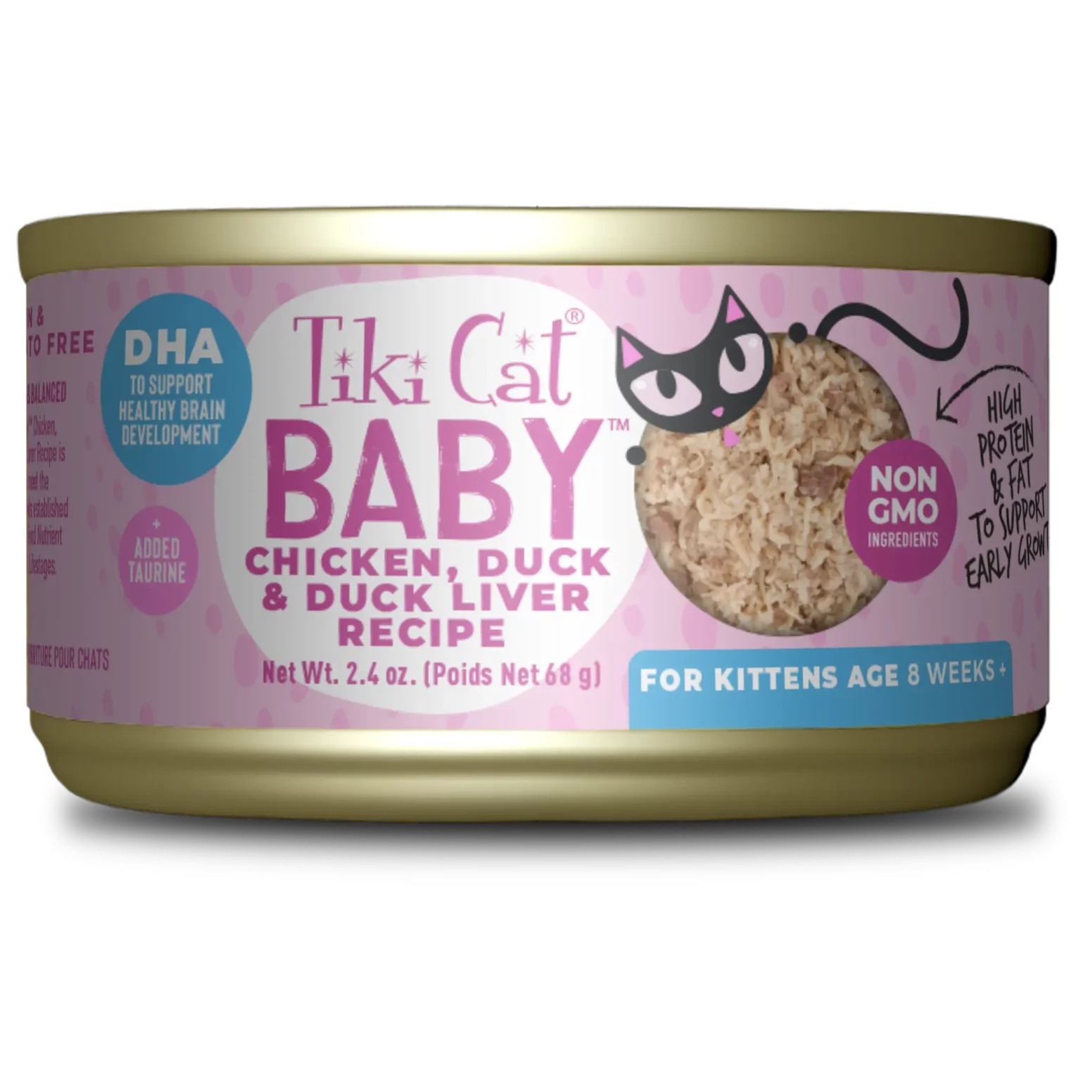 Tiki Cat® Baby Whole Foods with Chicken, Duck & Duck Liver Recipe