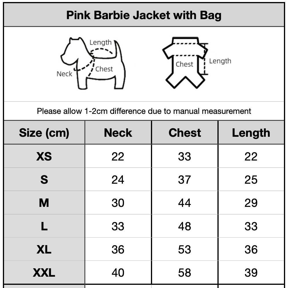 My Barbie Jacket with Bag