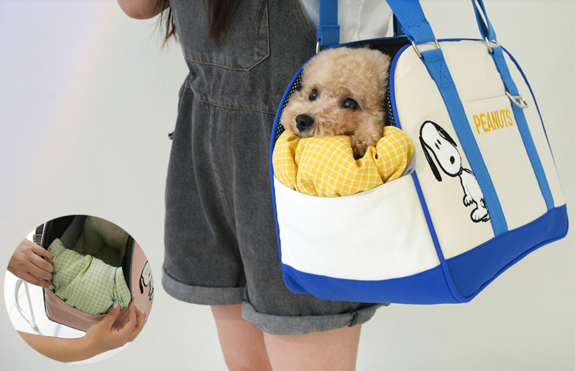 Parisdog Peanuts Pet Carrier Bag