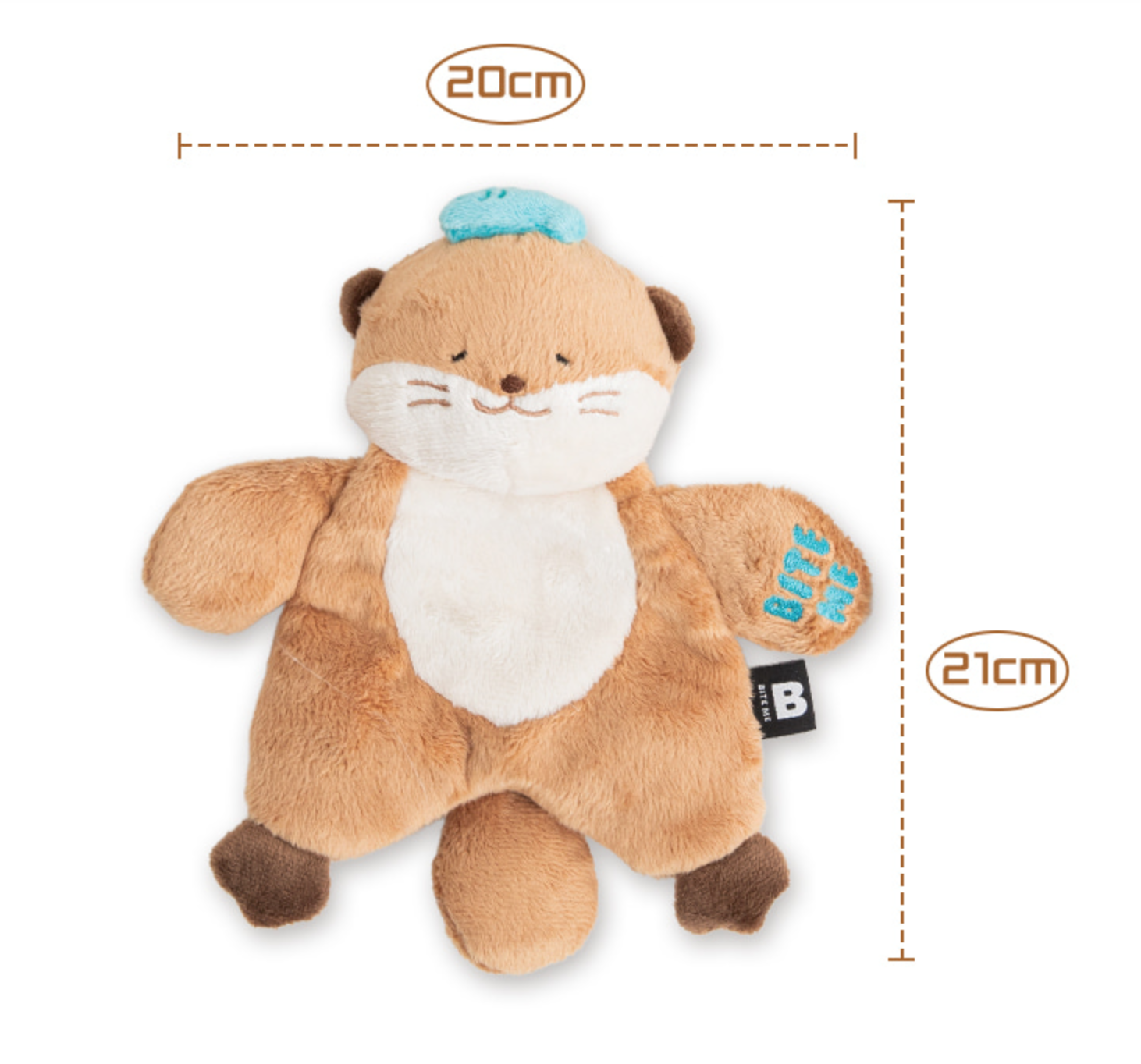 Biteme Hug Me Tug Toy - Sea Otter