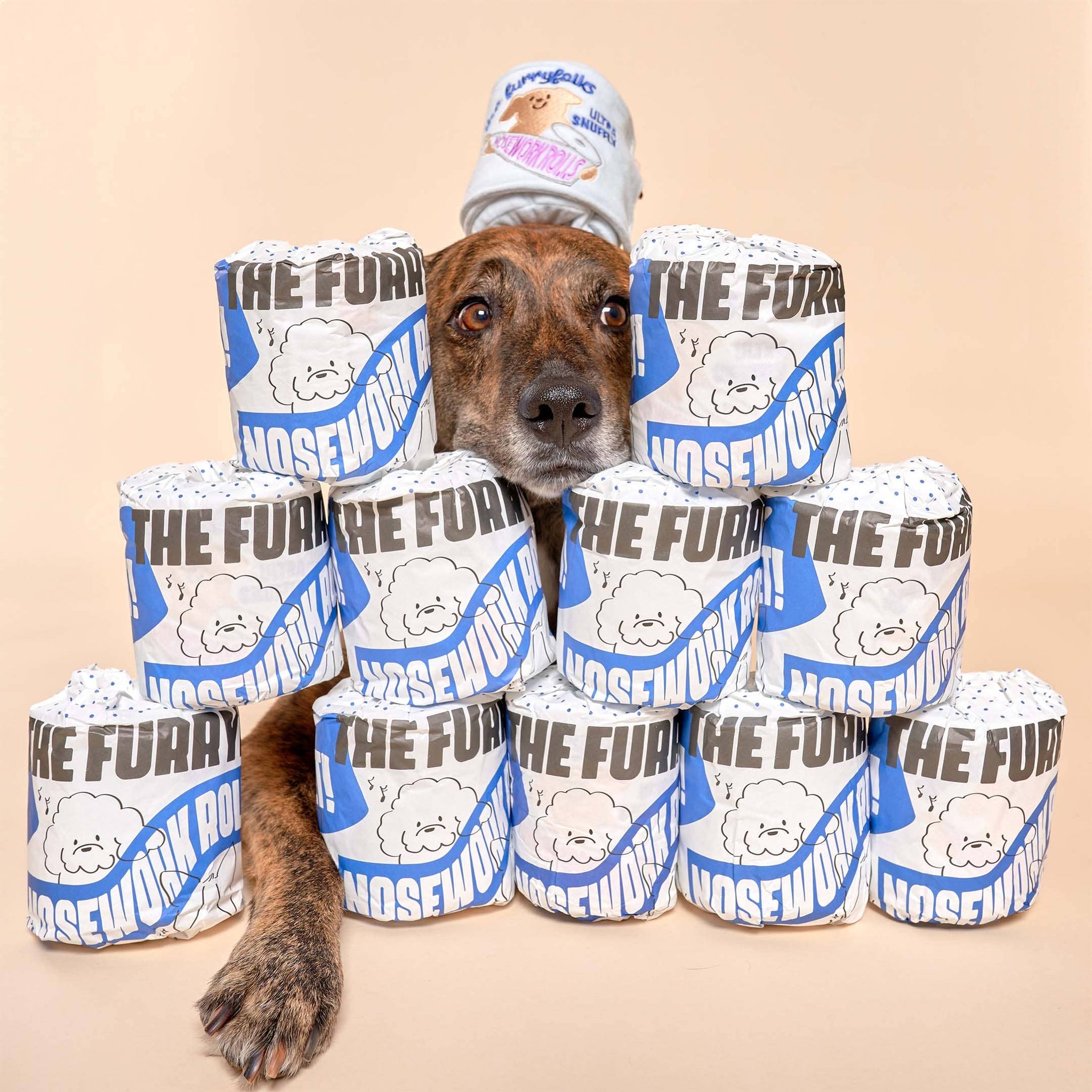 the furryfolks - Toilet Paper Nosework Toy