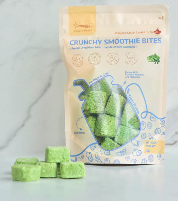 LOOPYPAWS Crunchy Smoothie Bites - Kale