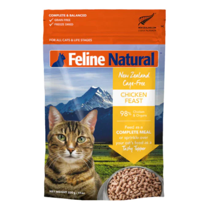 Feline Natural - Chicken  Feast Freeze - Dried Cat Food - 320g