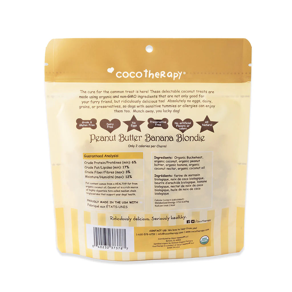 Coco-Charms Training Treats Peanut Butter Banana Blondie