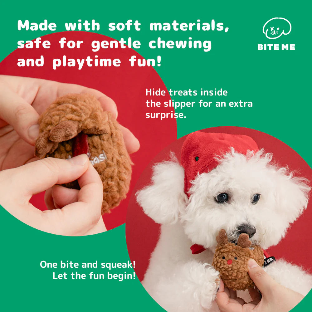 BITE ME Christmas Friends Toy - Hot Chocolate & Slipper