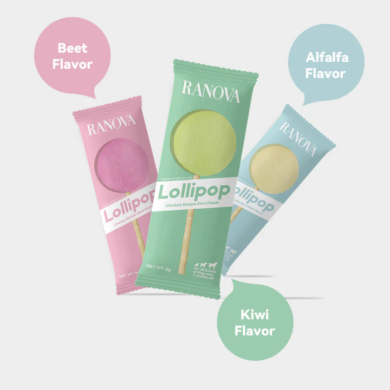 Ranova Freeze-dried Lollipops for Dogs (Mixed Flavor) 6pcs