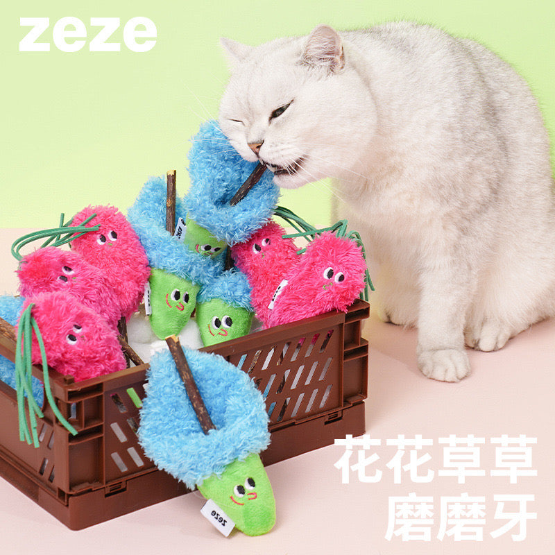 ZEZE Funny Flower Catnip Toy