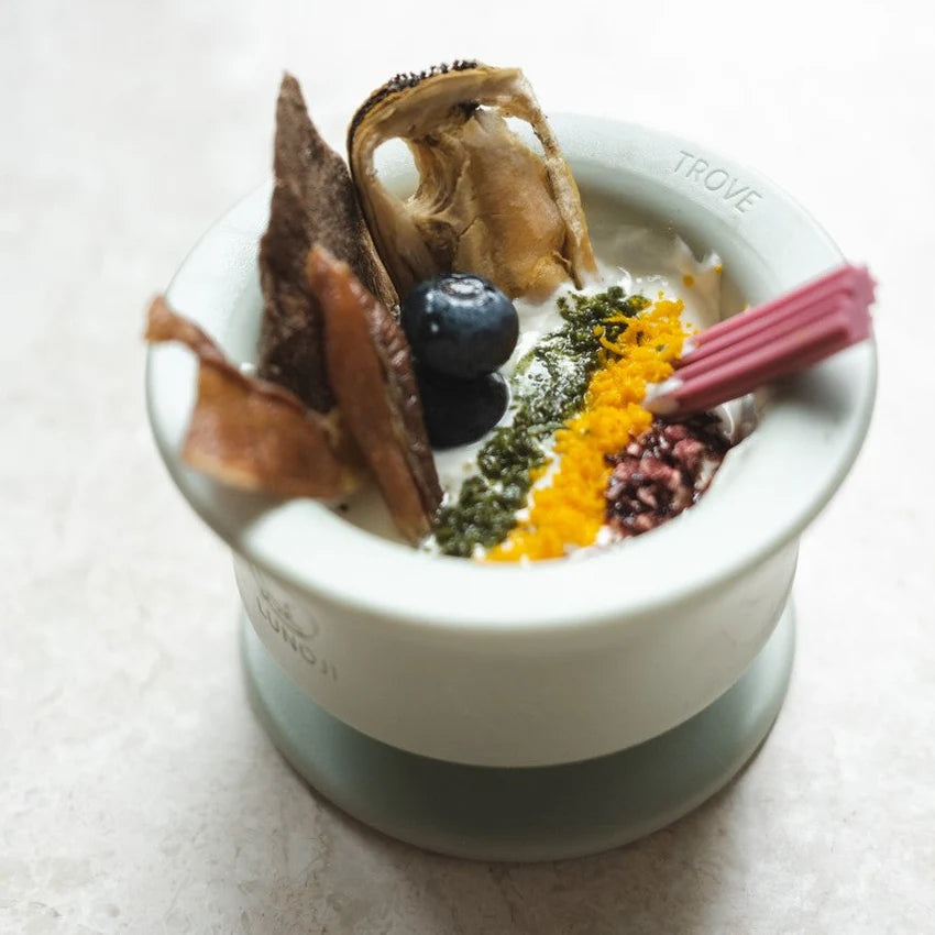 Lunoji - CHEWDEN Trove: Dog Enrichment Feeder | Frozen Treat Cup: Sakura Pink