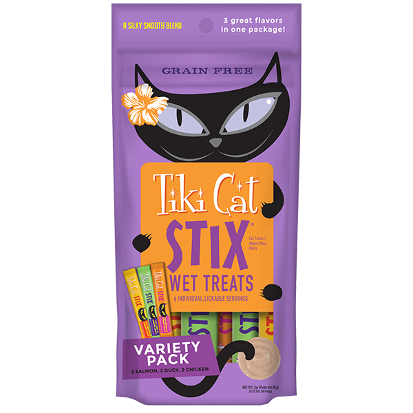 Tiki Cat® Stix Wet Treats Variety Pack
