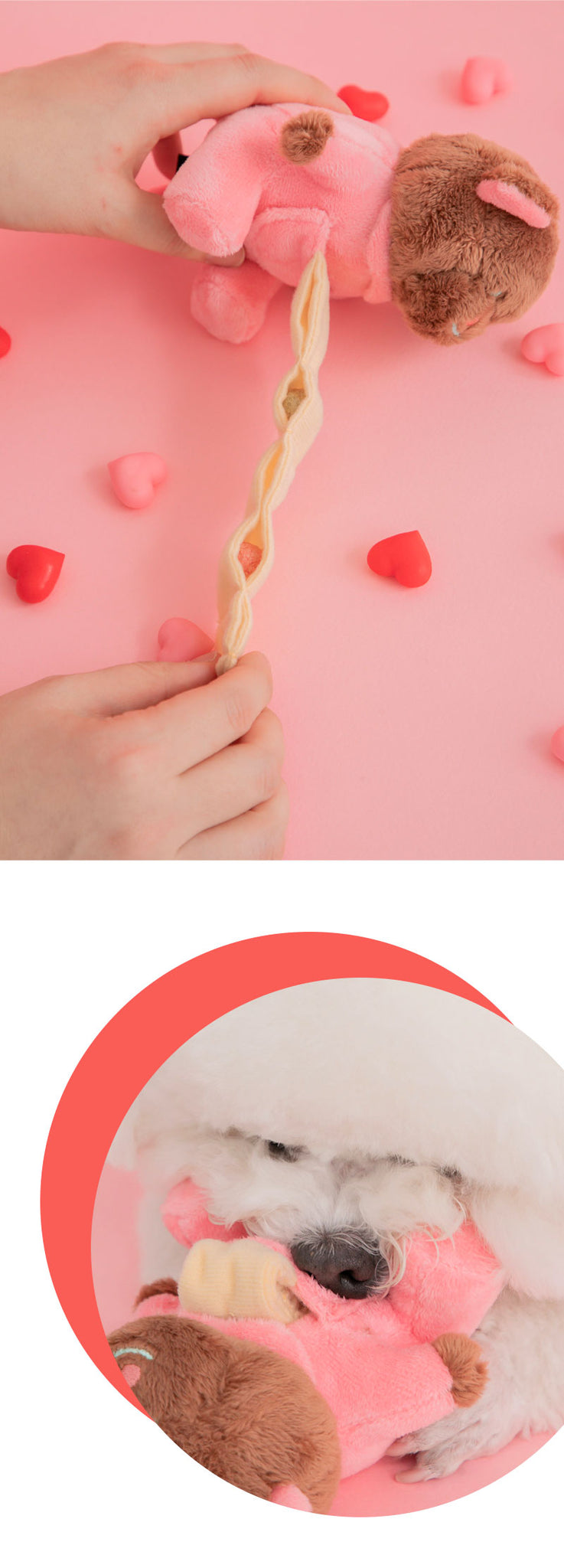 Biteme Love Bear Nose-work toy