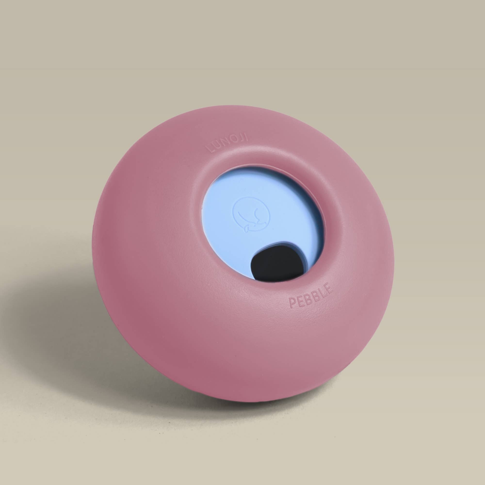 Lunoji - Pebble: All-in-One Dog Toy | Slow Feeder + Treat Dispenser: Slate Blue