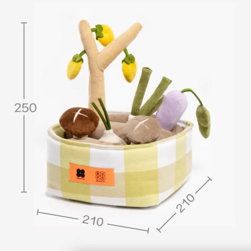 Mewoofun Vegetable Farm Nosework Toy Set