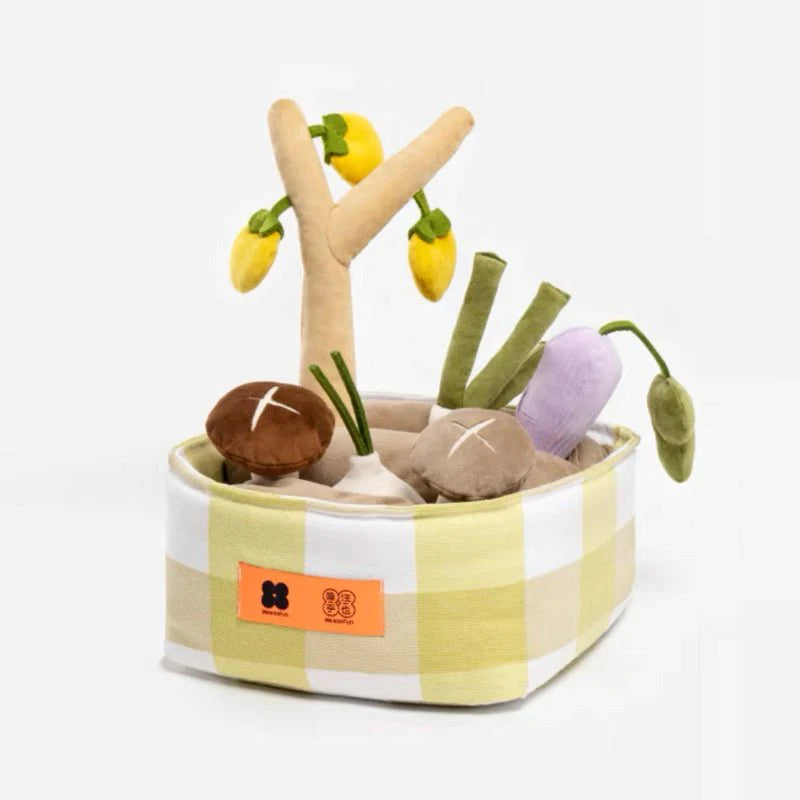 Mewoofun Vegetable Farm Nosework Toy Set