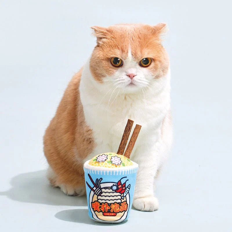 PurLab Cup Noodle Matatabi Cat Toy