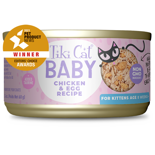 Tiki Cat® Baby Whole Foods with Chicken & Egg Recipe