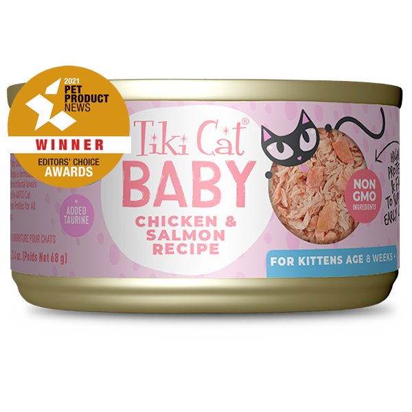 Tiki Cat® Baby Whole Foods with Chicken & Salmon Recipe