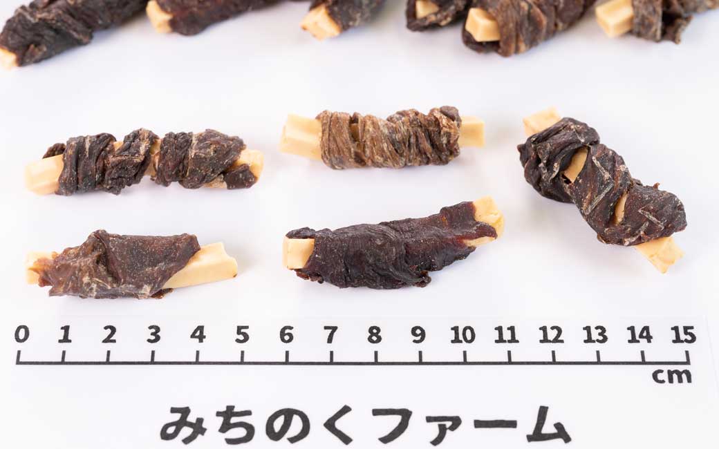 Michinoku Farm - Horse Meat Rolled Cheese Dog Treats