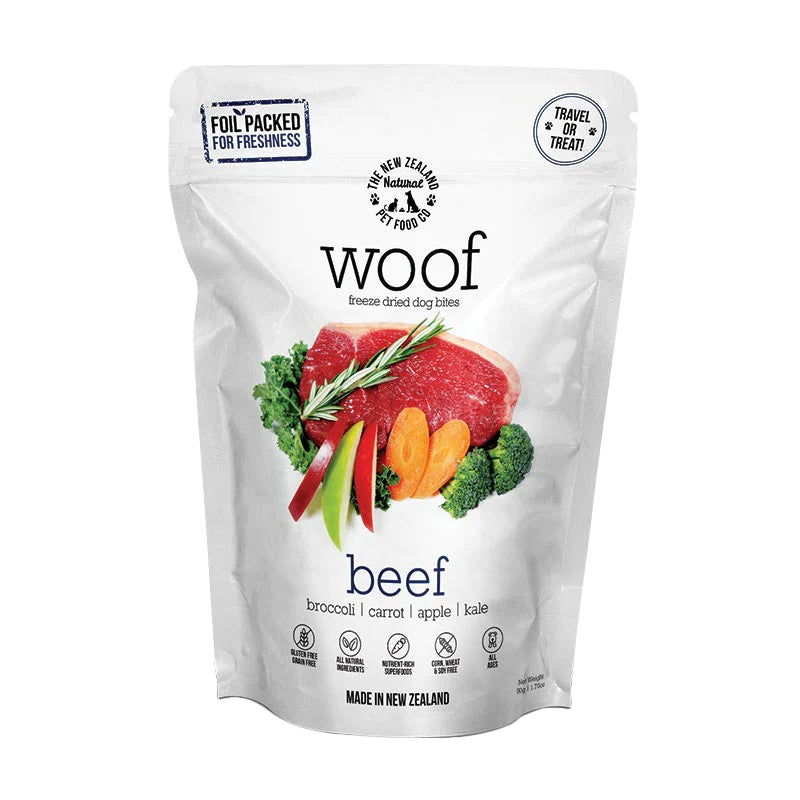 WOOF Freeze Dried Dog Food -Beef