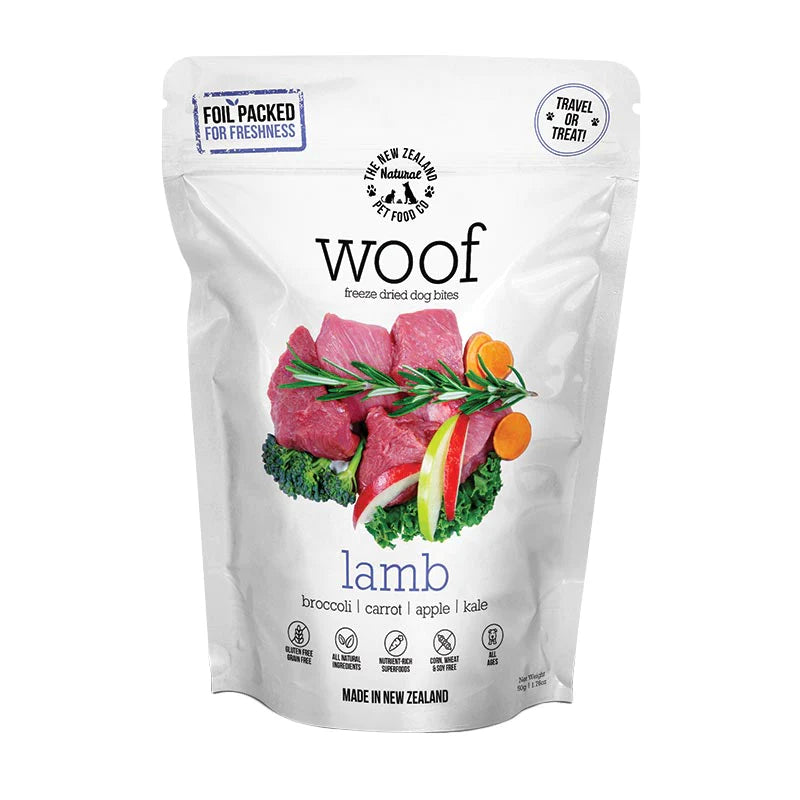 WOOF Freeze Dried Dog Food - Lamb