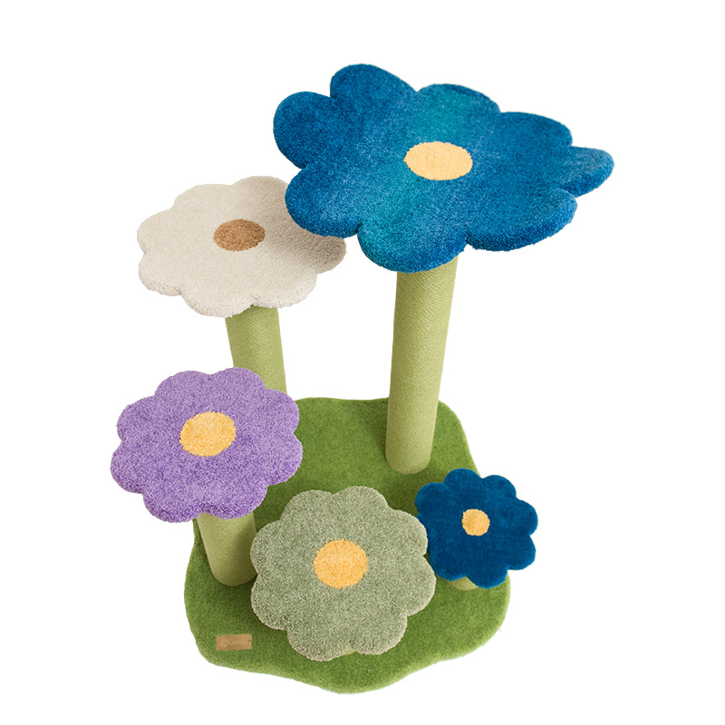 Camily Cat Tree Castle - Flower Ladder