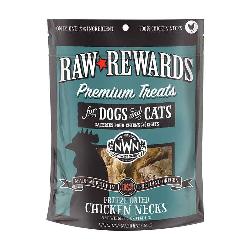 Raw Rewards Freeze-Dried Chicken Necks Dog & Cat Treats