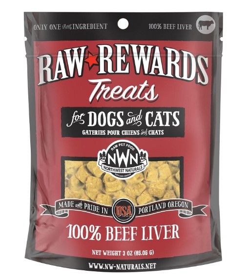 Raw Rewards Freeze-Dried Beef Liver Dog & Cat Treats