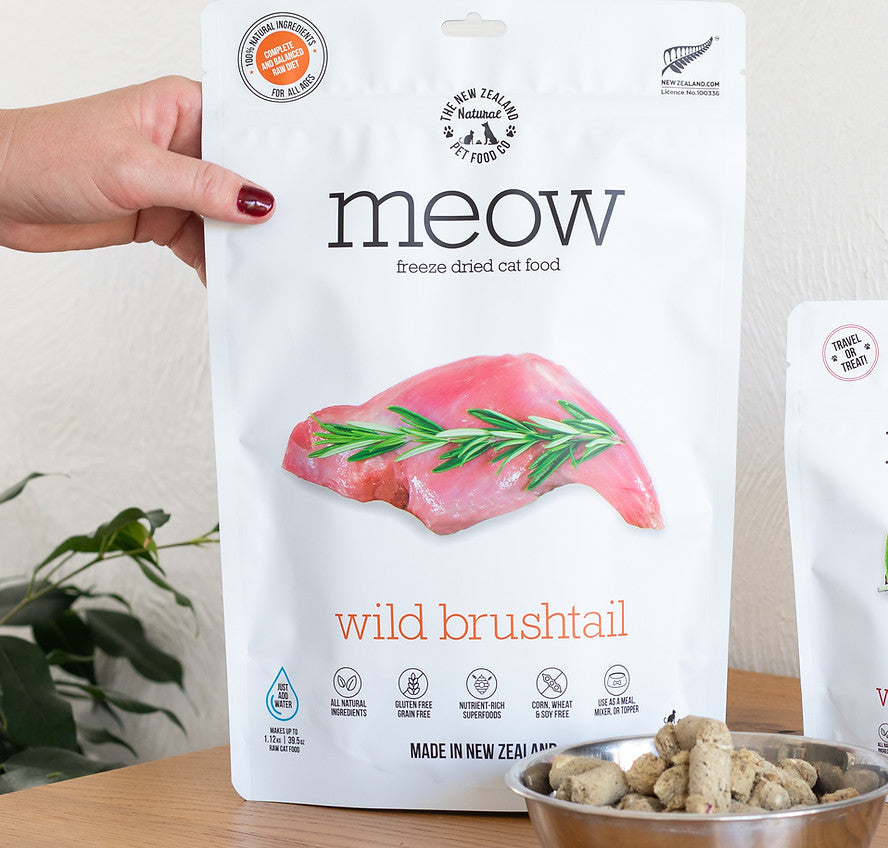 MEOW Freeze Dried Cat Food - Wild Brushtail