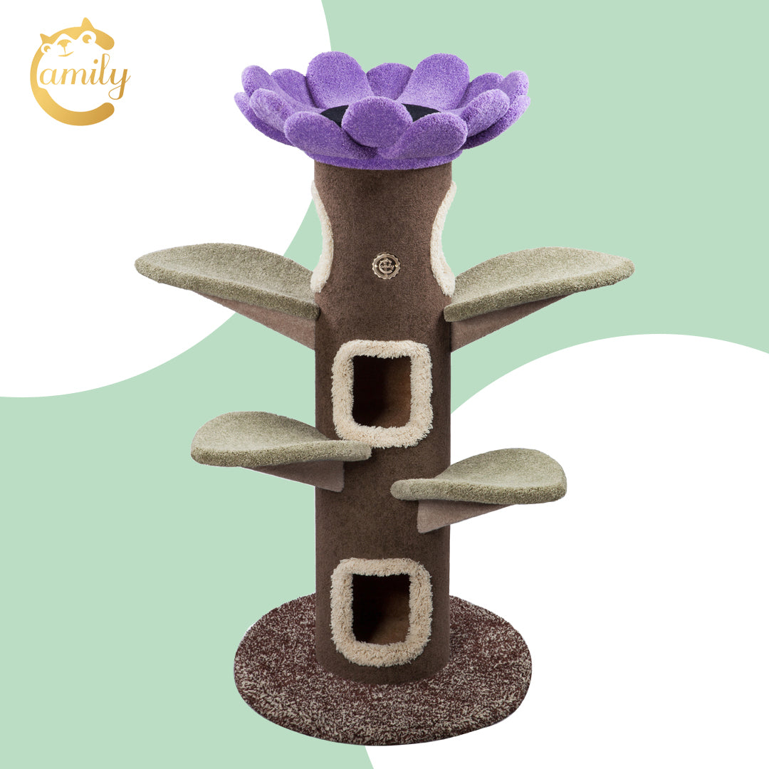 Camily Cat Tree Castle - Sunflower Tower