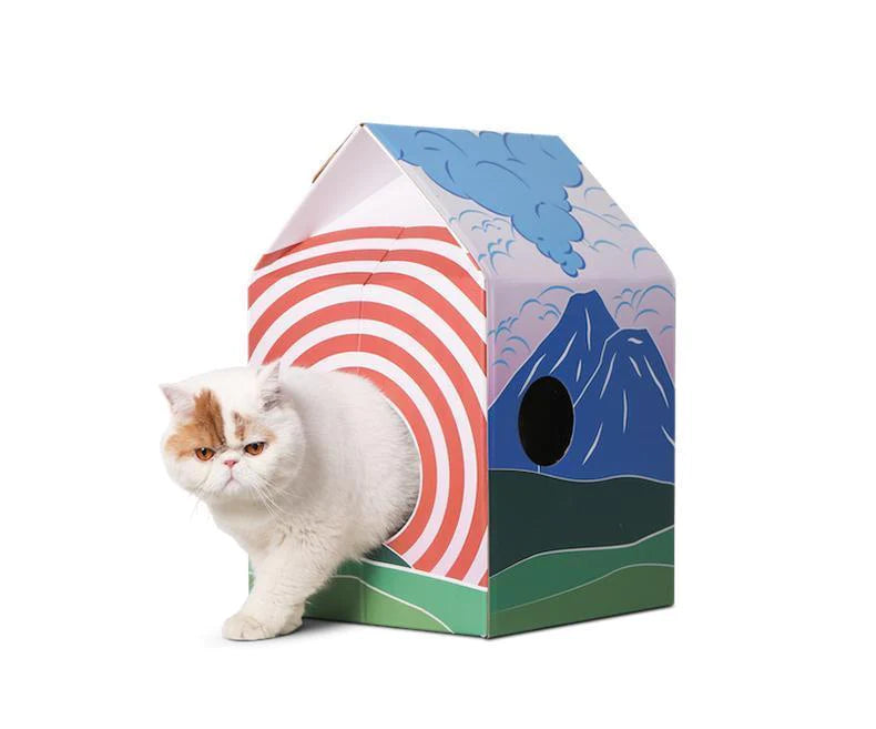 pidan Cat Scratcher House - Fuji
