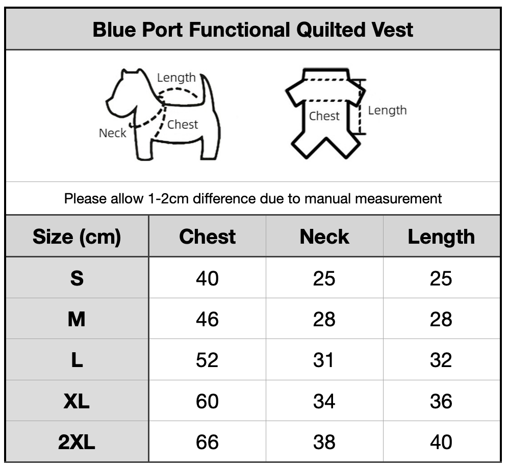 Blue Port Functional Quilted Vest