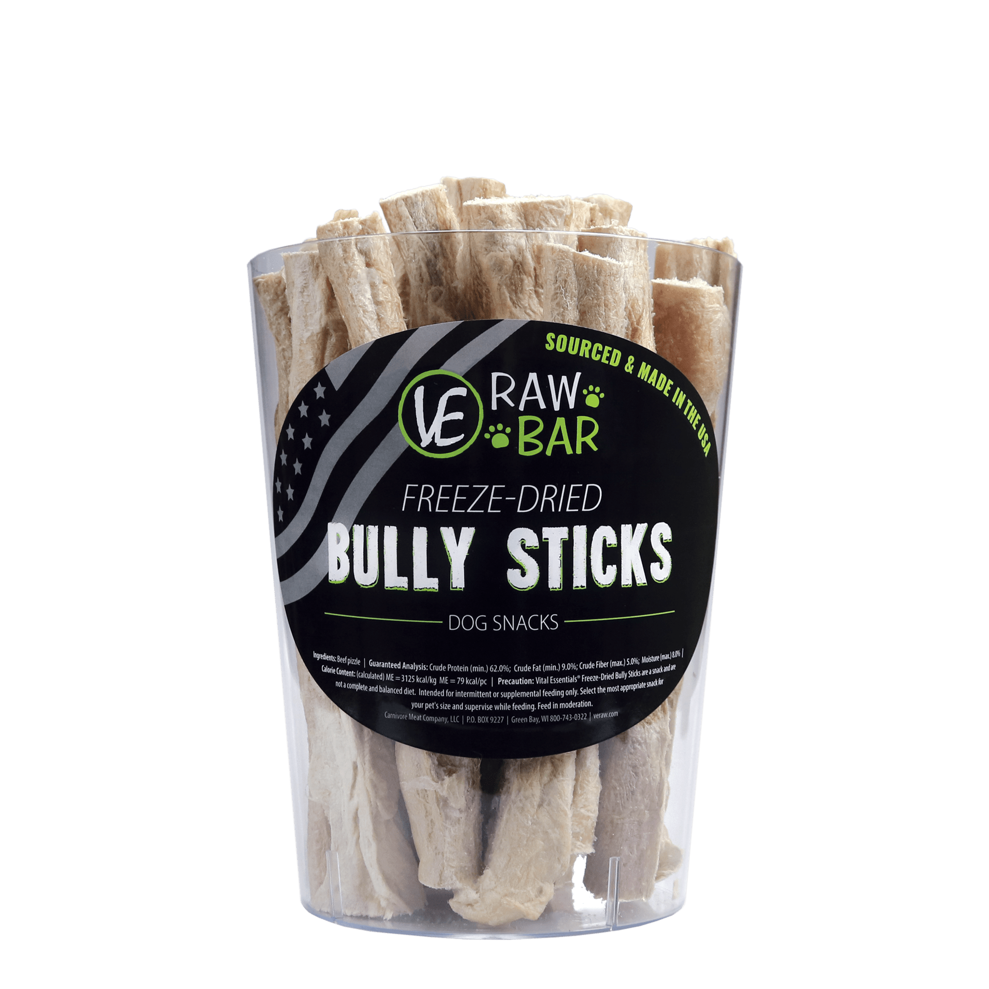 RAW BAR Freeze-Dried Snack Bully Sticks