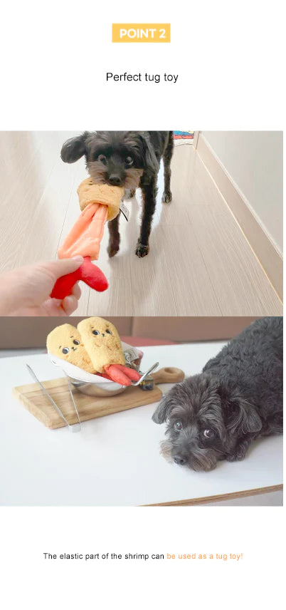Shrimp Tempura Sniffing Dog Toy