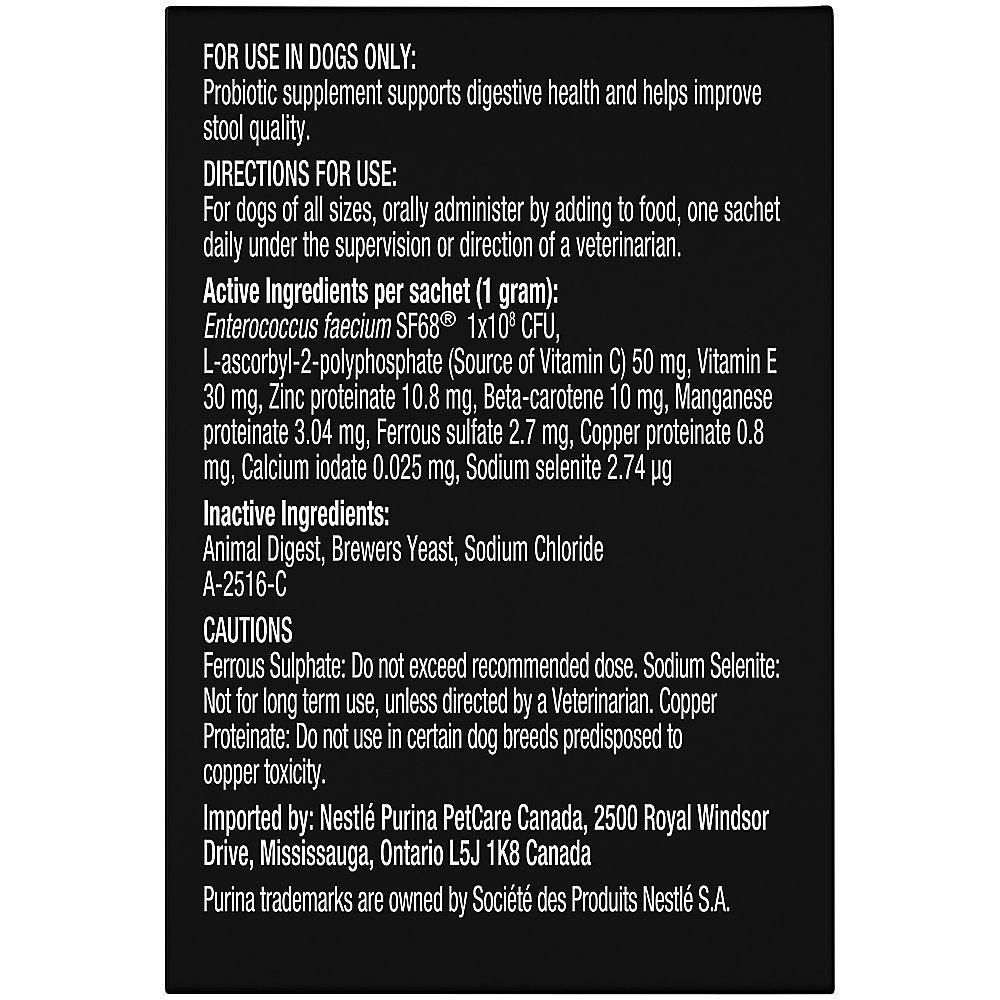 Purina® Pro Plan® Veterinary FortiFlora Probiotic Dog Supplement
