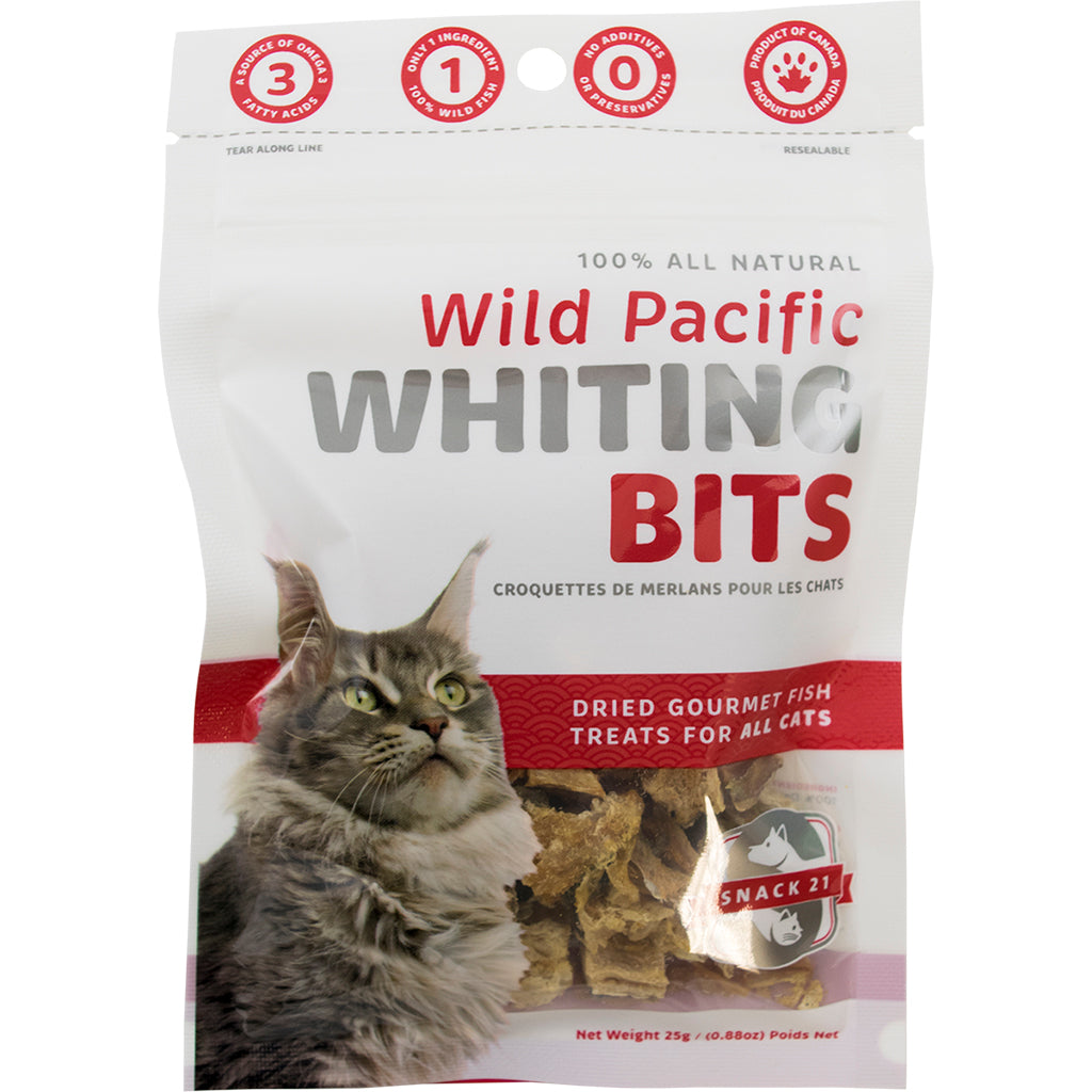 Pacific Whiting Bits Cat Treats 25GM