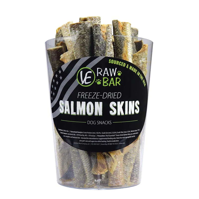 RAW BAR Freeze-Dried Snack Salmon Skin