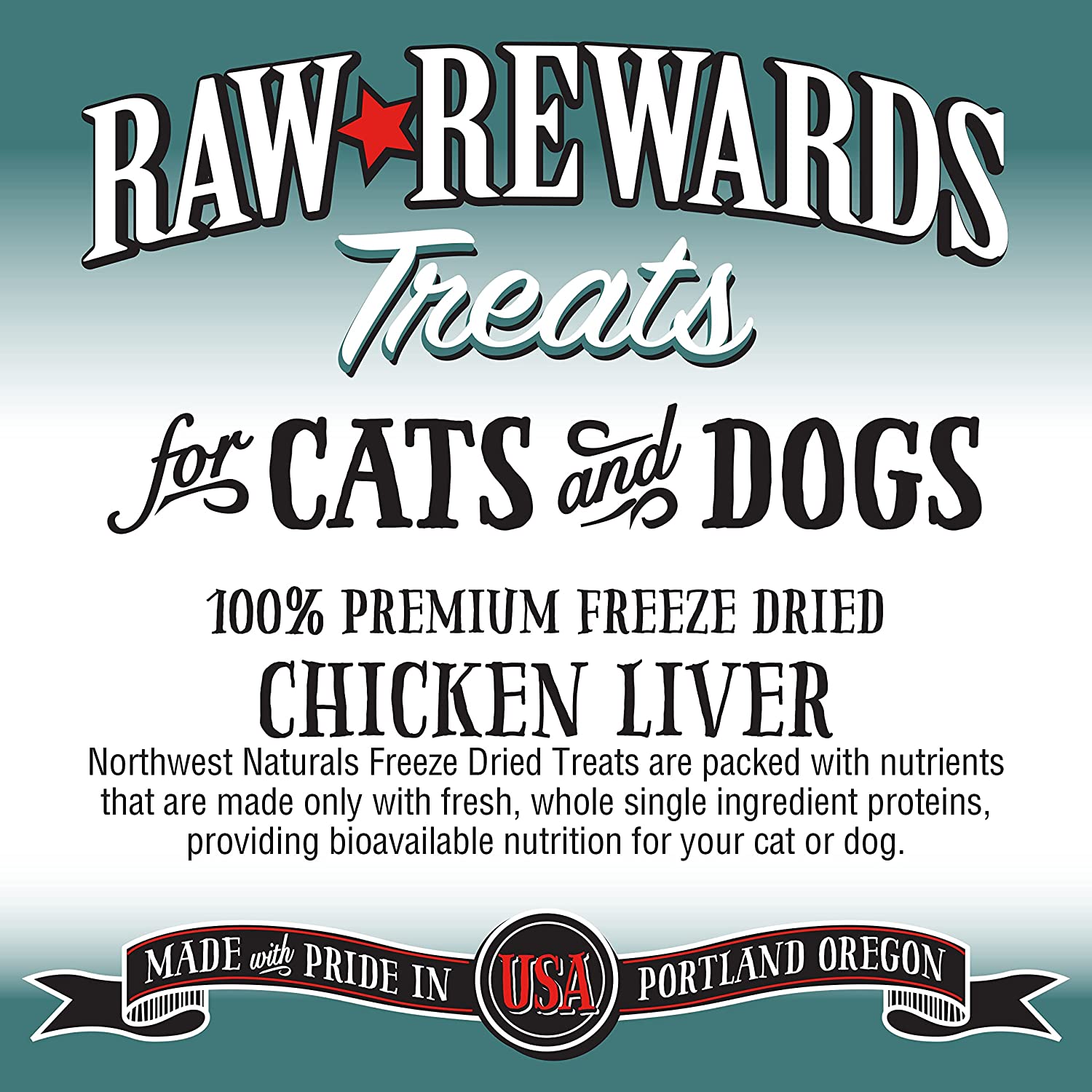 Raw Rewards Freeze-Dried Chicken Liver Dog & Cat Treats