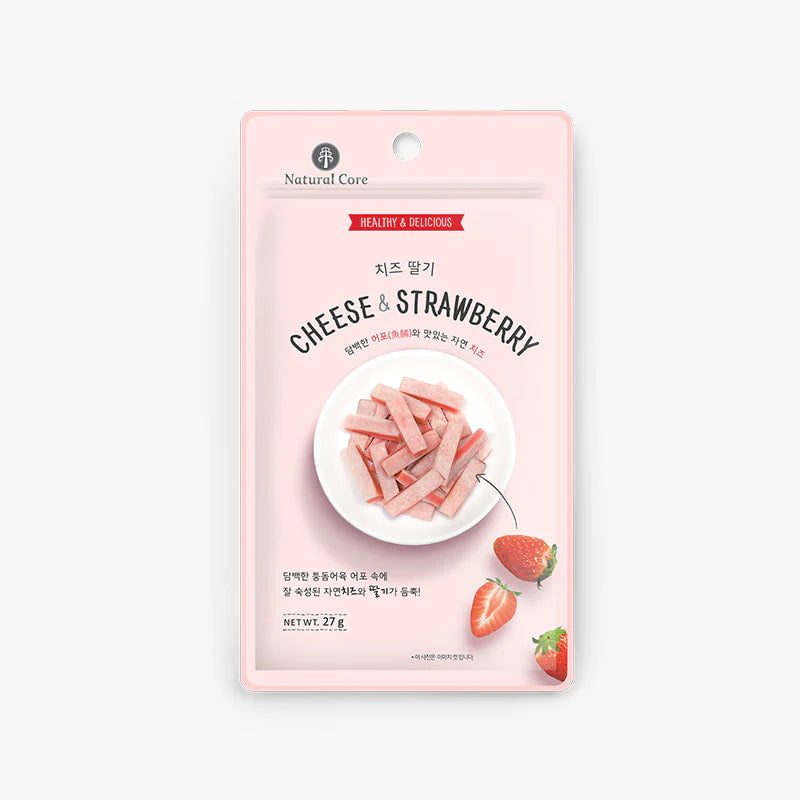 Natural Core Cheese Sticks - Strawberry