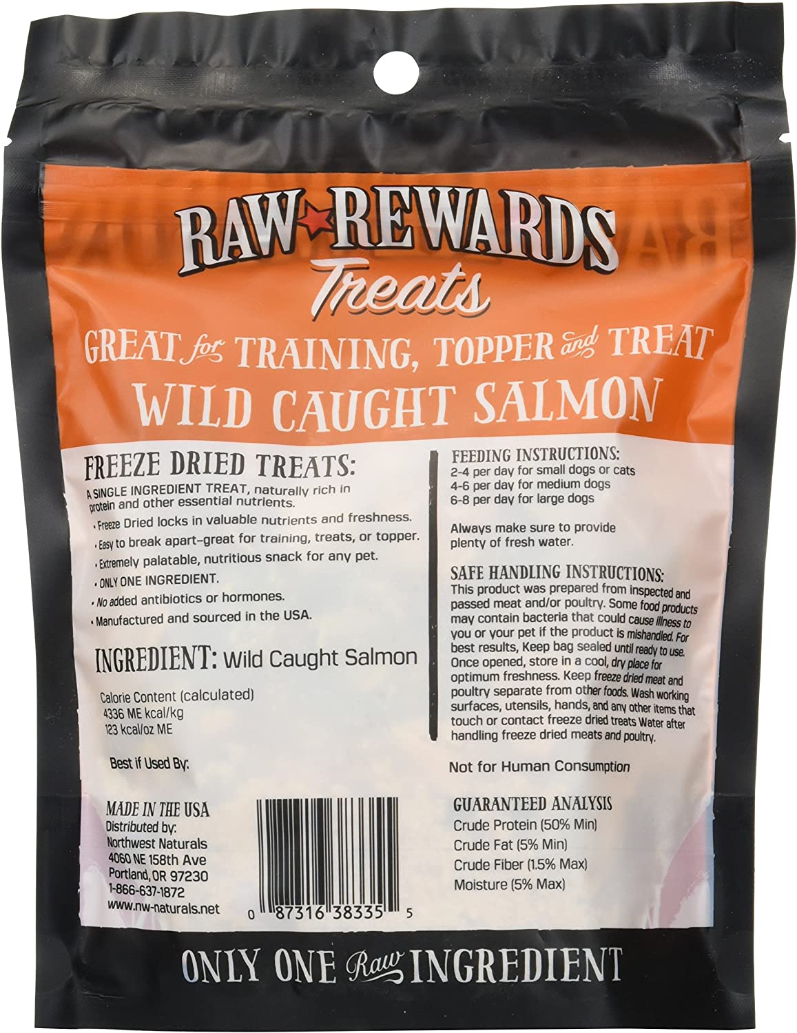 Raw Rewards Freeze-Dried Salmon Dog & Cat Treats