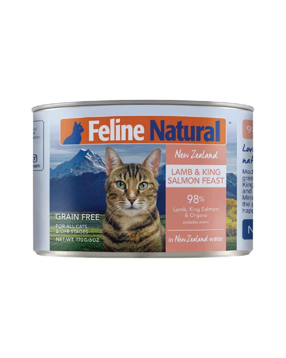 Lamb & King Salmon Feast Canned Cat Food - 170g