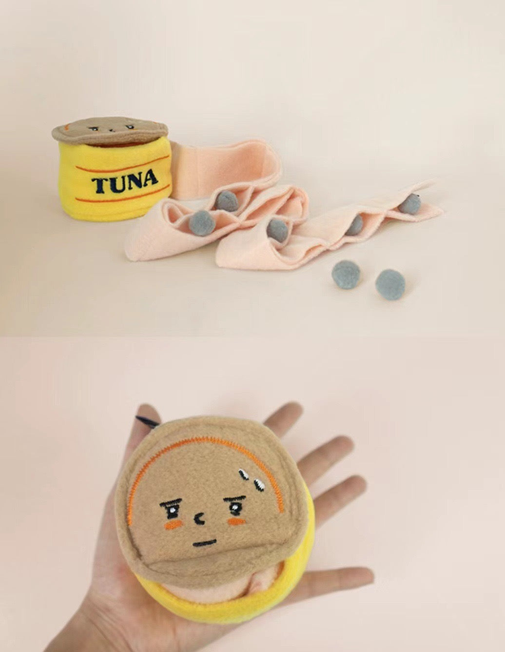 Dog Ham & Tuna Can Sniffing Dog Toy