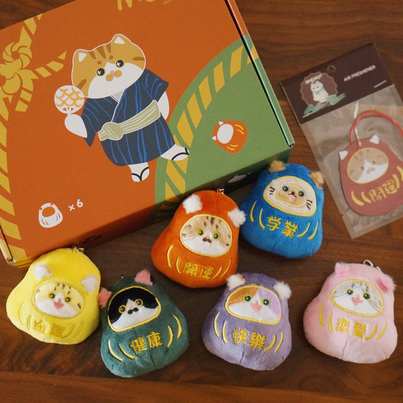 Cat Daruma Charms For Cat Lover