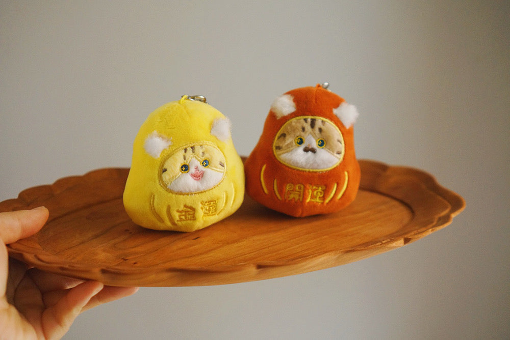 Cat Daruma Charms For Cat Lover