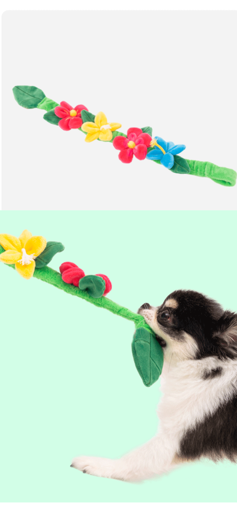 Flower Dog Toy