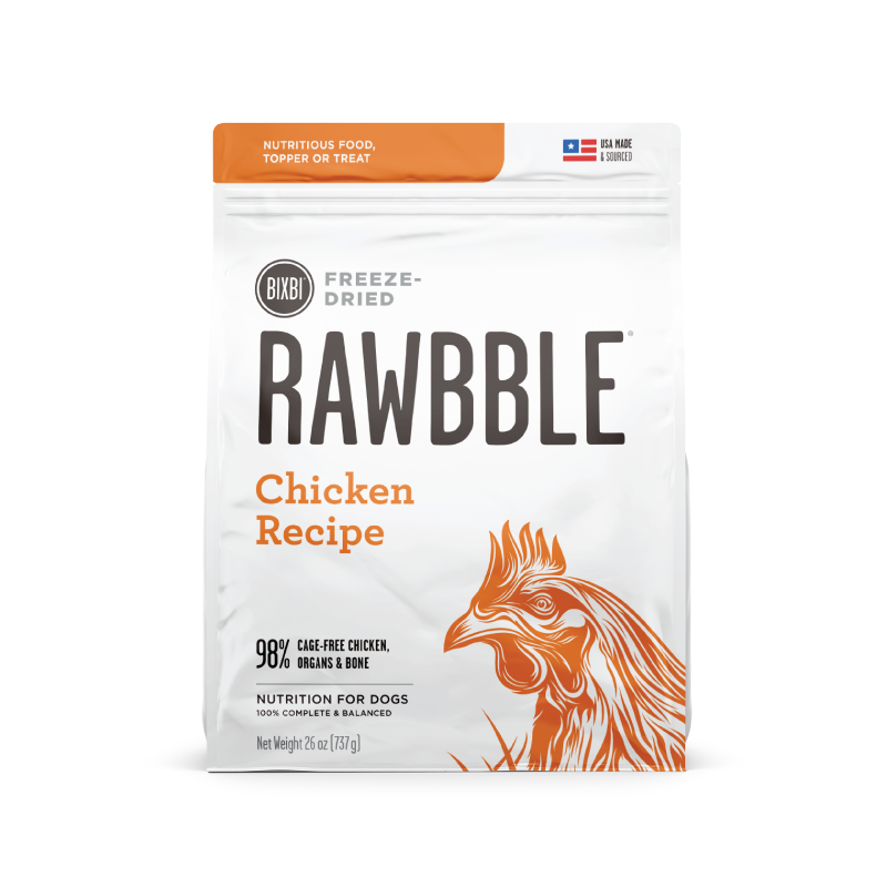 RAWBBLE® FREEZE DRIED DOG FOOD - CHICKEN RECIPE
