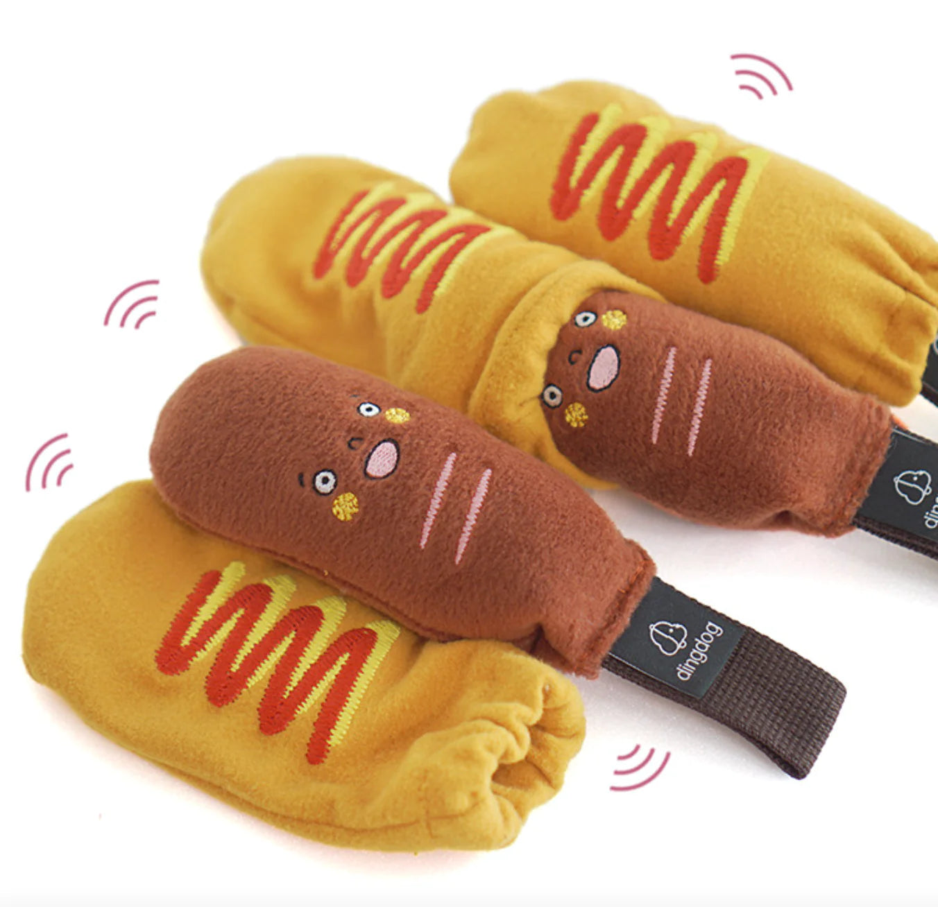Hotdog Sniffing Dog Toy