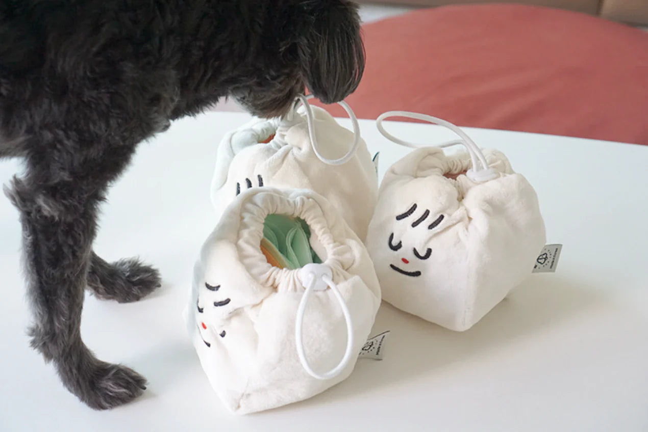 Dumpling Bag Sniffing Dog Toy