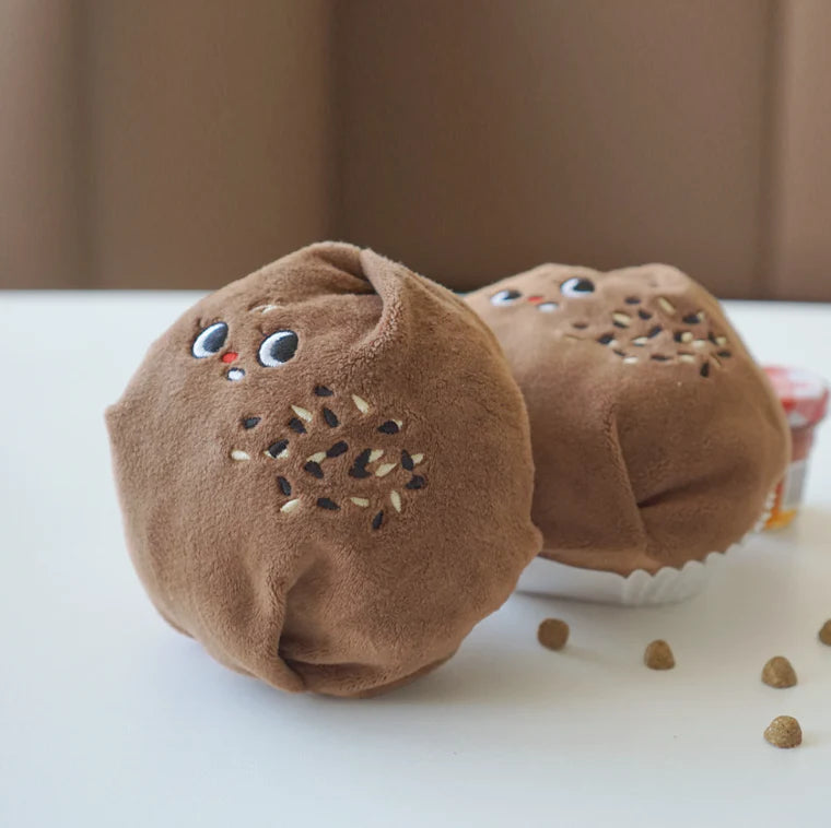 Red Bean Bun Sniffing Dog Toy