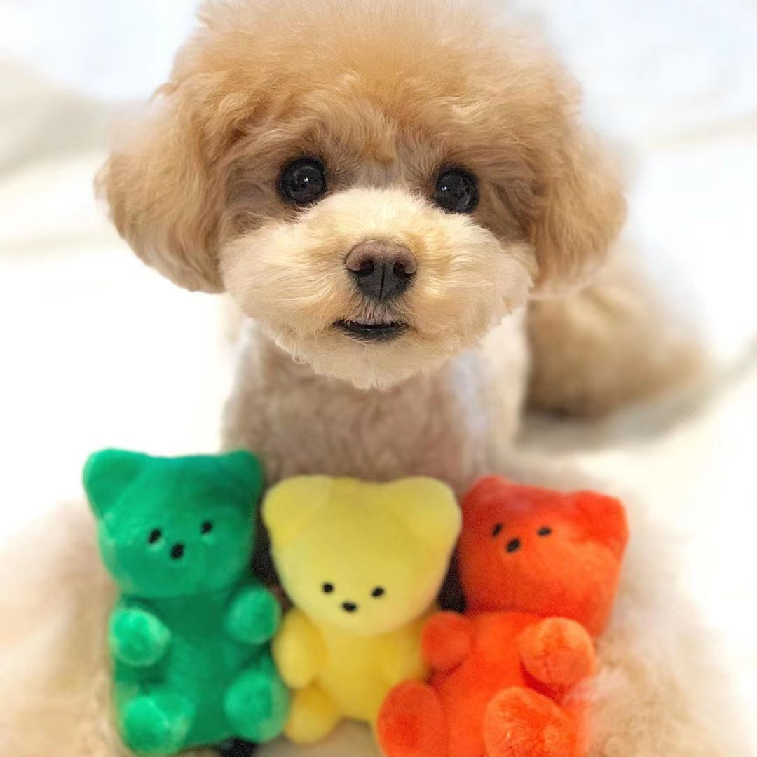 Gummy Bear Squeaky Dog Toy