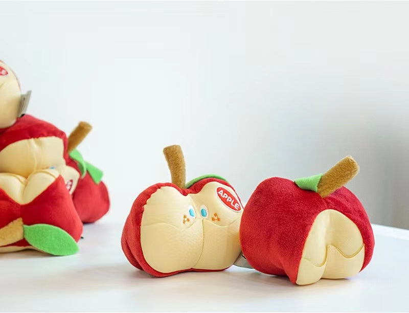 Red Apple Sniffing Dog Toy