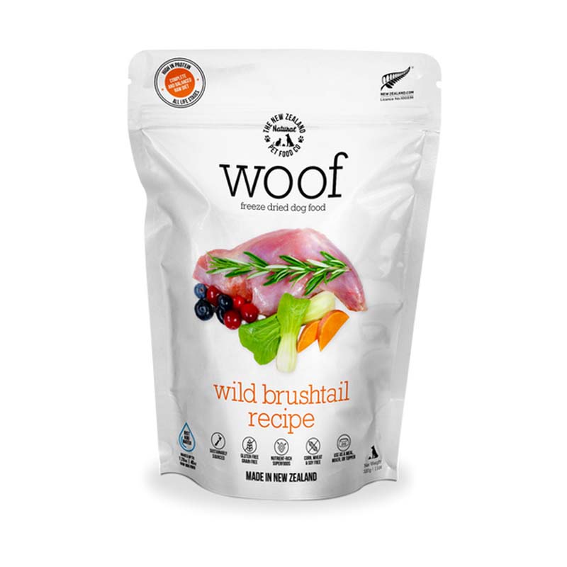 WOOF Freeze Dried Dog Food - Wild Brushtail